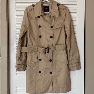 NWOT MANGO Double Breasted Trench Coat